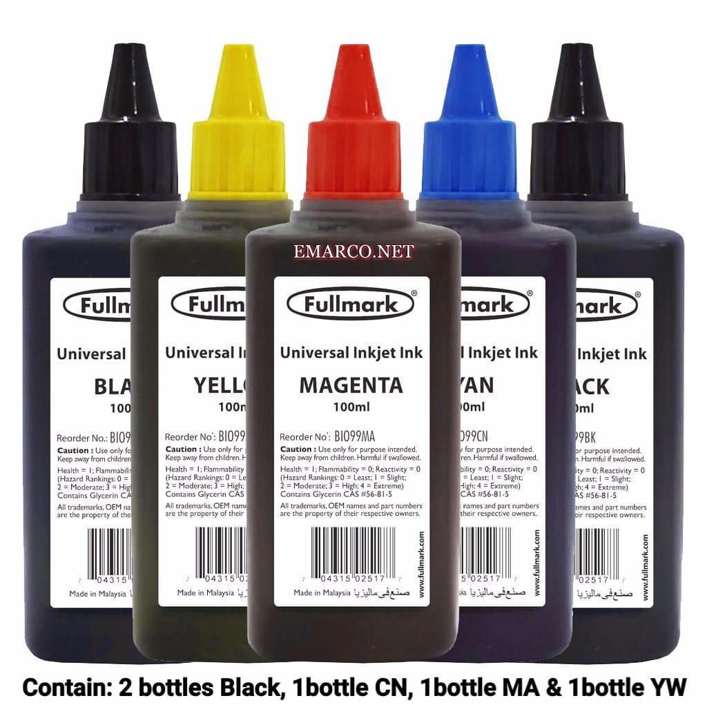 Fullmark Refill Ink Pack for Brother, Canon, Epson, HP Inkjet Printers ...
