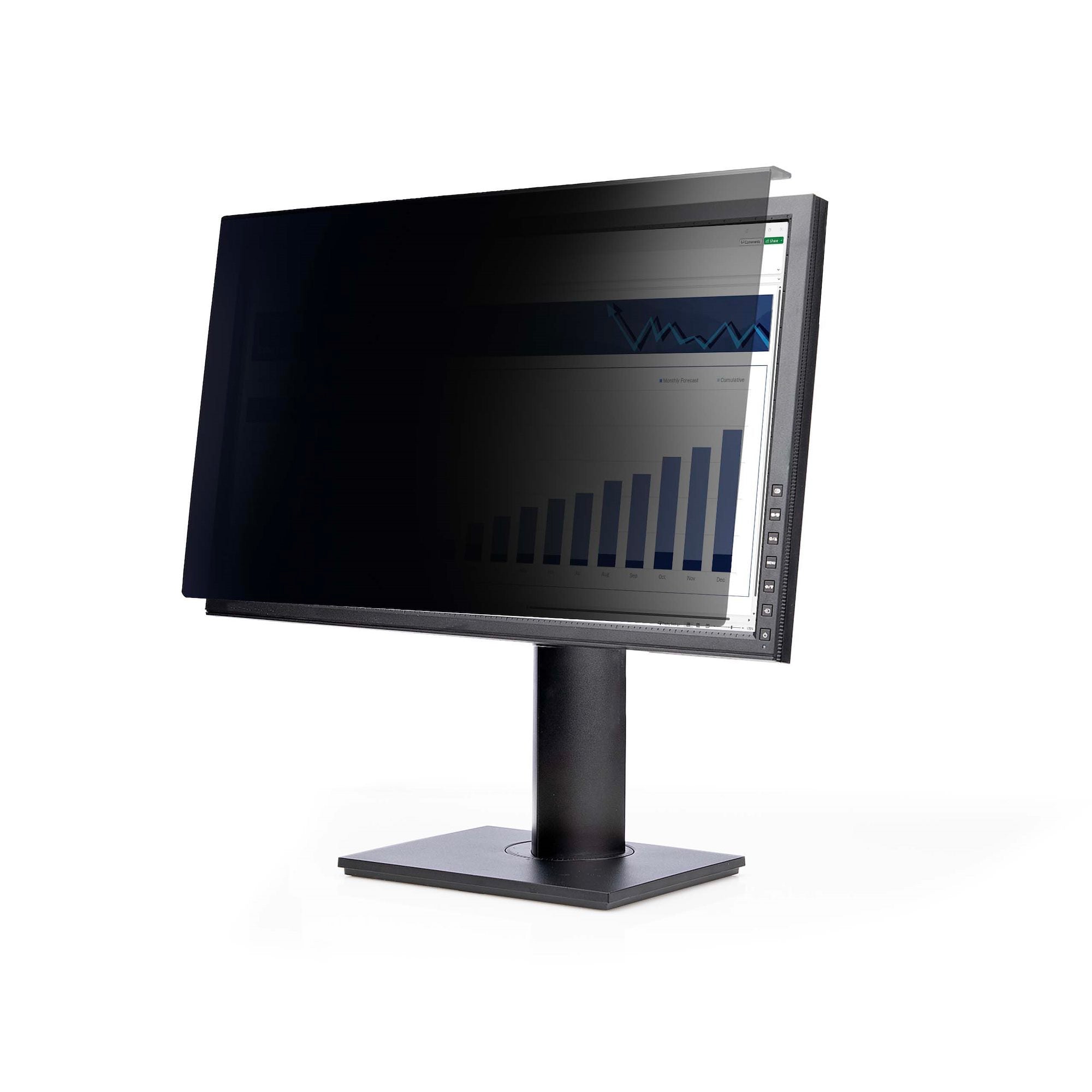 Hook On Privacy Filter With Acrylic Hard Frame for Desktop Monitor
