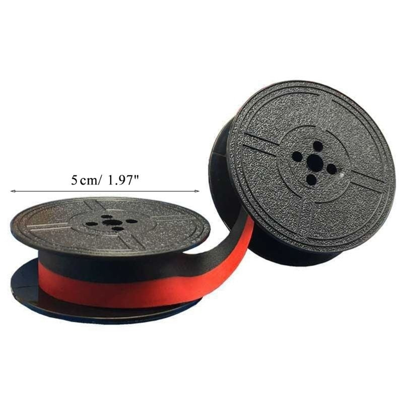 German Gr. 1 Typewriter Ribbon Nylon Black & Black/Red - Manual Typewriter Ribbon