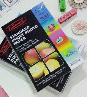 Inkjet Photo Paper 4R 180GSM (Resin Coated) 20 Sheets Bulk Pack (PPIPH204R)
