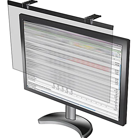 Hook On Privacy Filter With Acrylic Hard Frame for Desktop Monitor