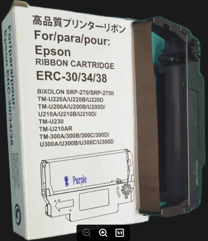Epson ERC 30, 34, 36, 38, TM-U200, U220, U230, U325, U375,Fullmark N636PE OEM Replacement Ribbon